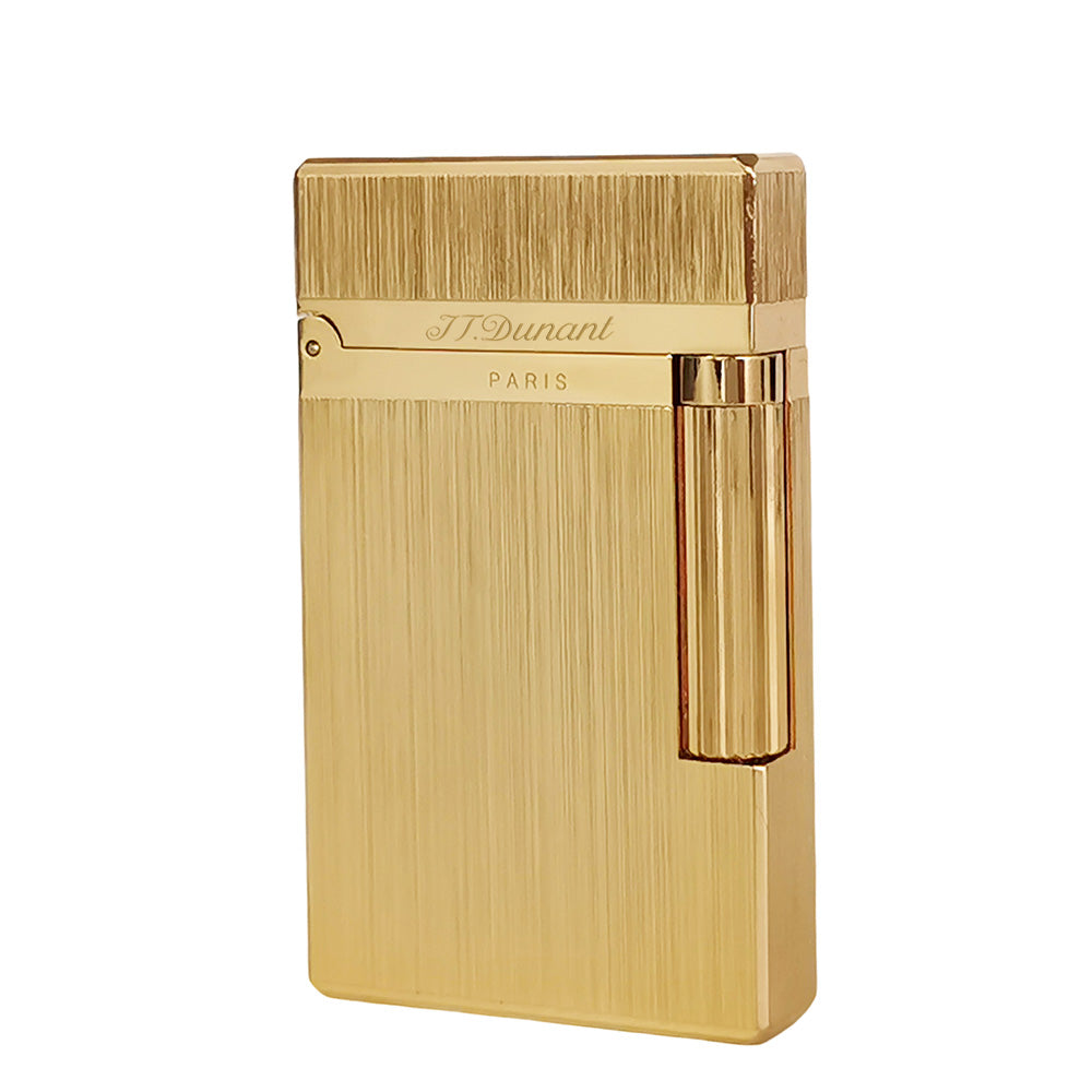 JT Dunant Refillable Gas Brushed Metal Lighter#014