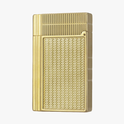 Dupont New Gatsby Gold Silver Single & Double Flame Lighter #073