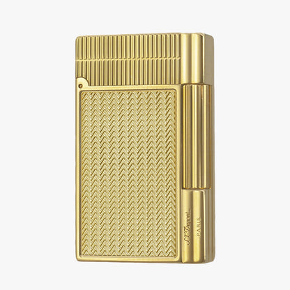 Dupont New Gatsby Gold Silver Single & Double Flame Lighter #073