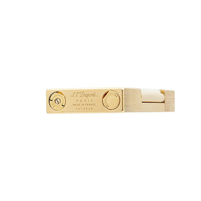 S.T.Dupont Gas Lighter Ligne 2 Particular Engraved #150 Gold