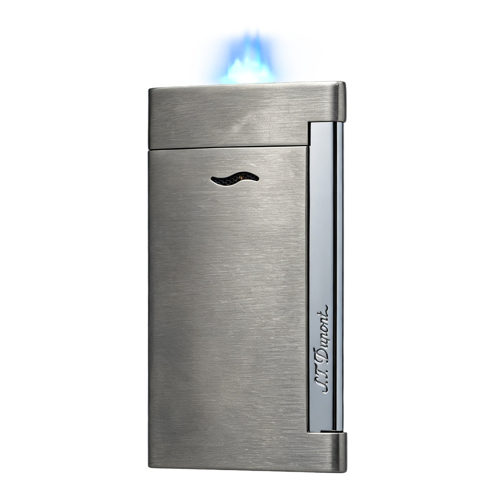 S.T. Dupont Slim 7 Brushed Metal Lighter #002