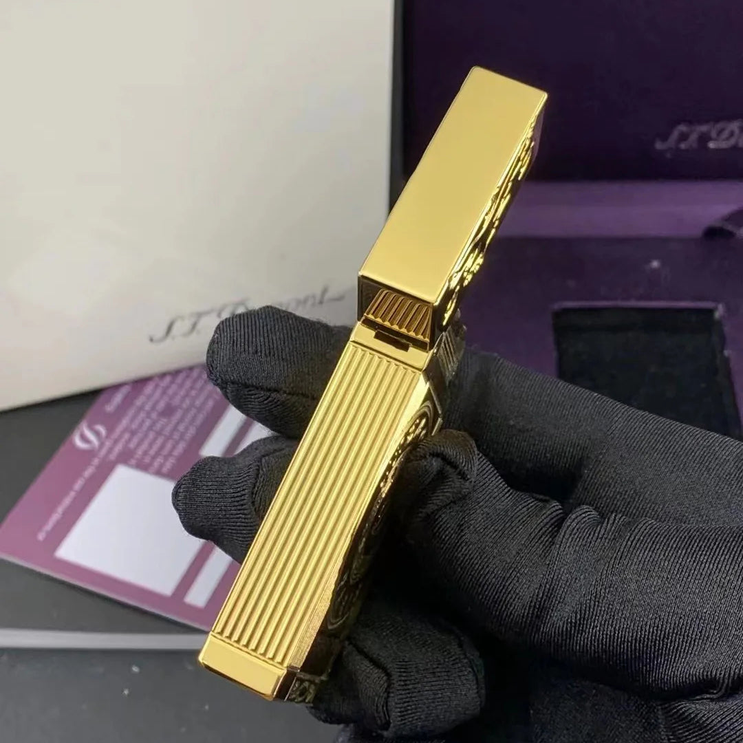 Classical Brass S.T Dupont Lighter #093