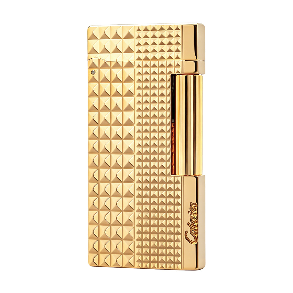 Calories Clous de Paris Texture Slim Butane Lighter #302