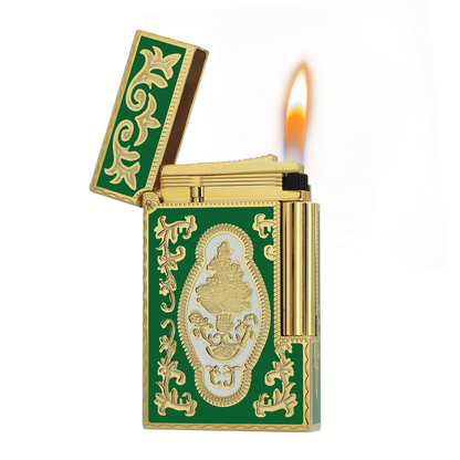 S.T. Dupont Ligne 2 Firework Green Enamel Luxury Lighter#208