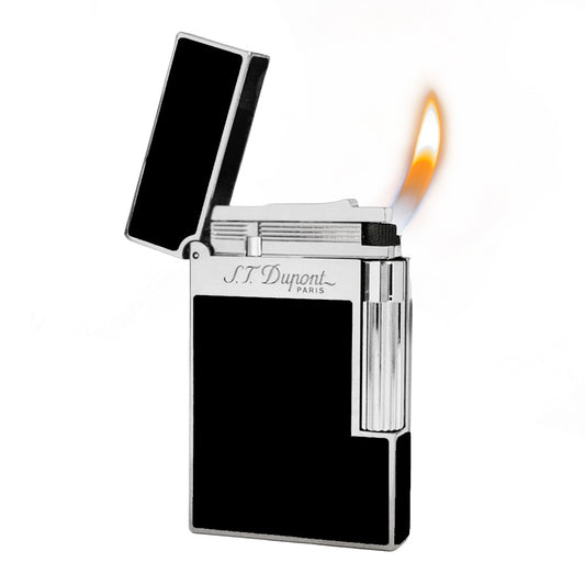 Slant Fire ST Dupont Ligne 2 Lighter Black Lacquer#072