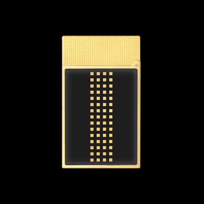 S.T. Dupont Ligne 2 Behike Black and Gold Lacquer Luxury Lighter#212
