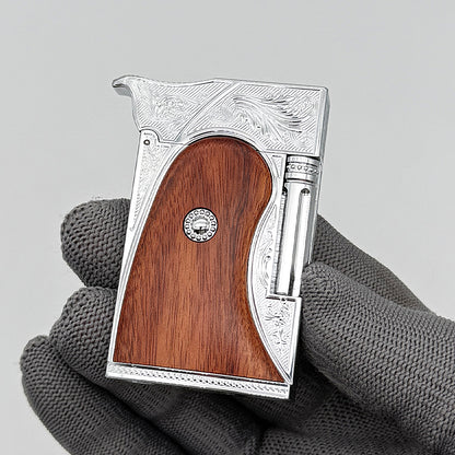 Dupont Wild West Engraved Limited Edition Double Flame Lighter #257