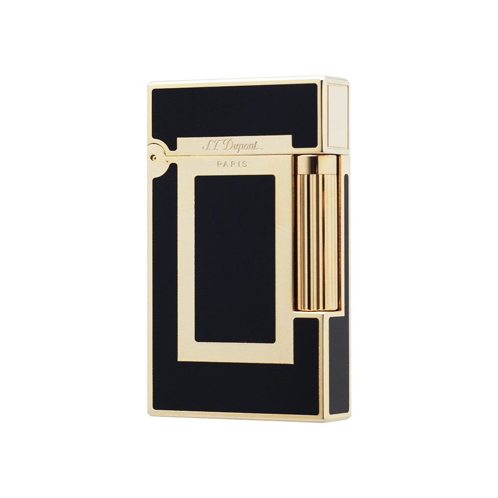 GOLD FINISH Windows St.Dupont Ligne 2 Metal Lighter #127