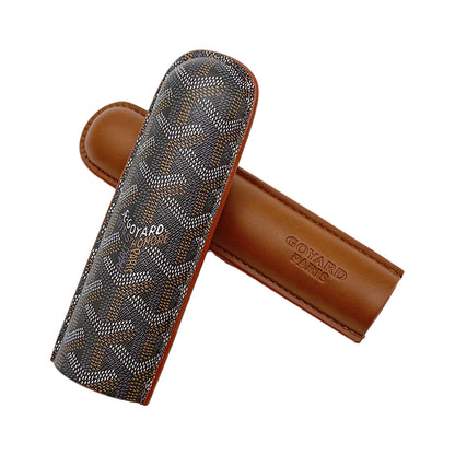 Goyard Luxury Cigar Case with Slot Holder
