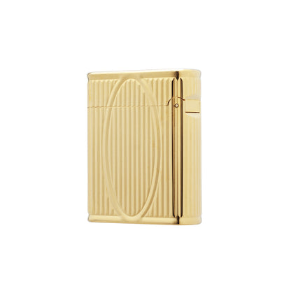 S.T. Dupont Ligne 1 Vertical Line Oval Engraved Cling Luxury Lighter#504