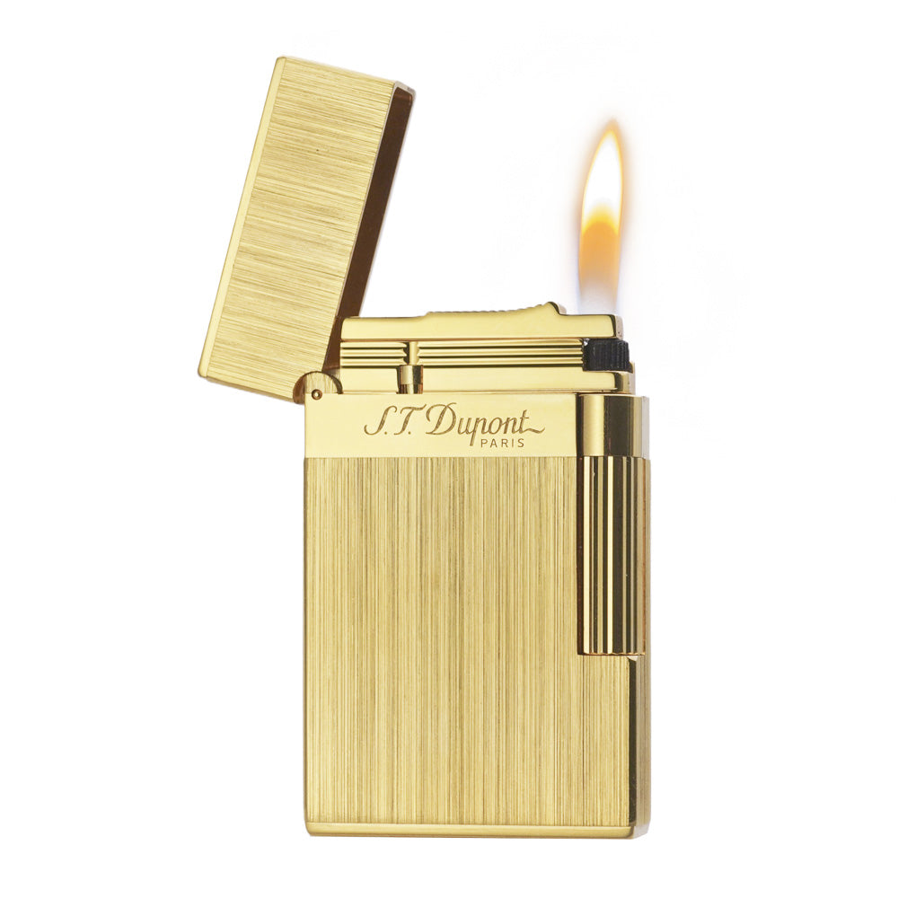 NEW Wide Brass Brushed S.T.Dupont Metal Lighter #113
