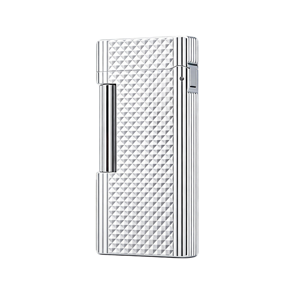 Calories Clous de Paris Stripe Texture Slim Butane Lighter #304