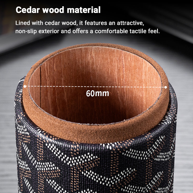 Leather Travel Cigar Tube Humidor