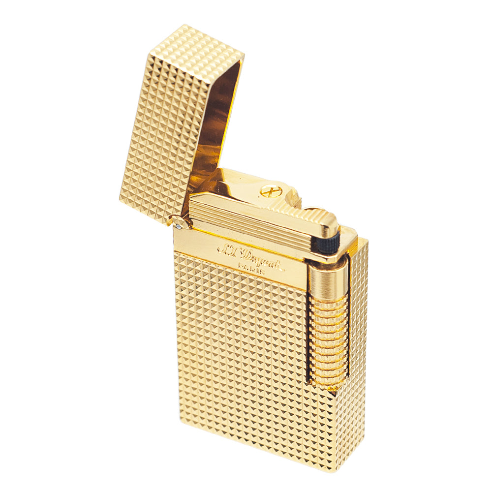 Double Flame S.T. Dupont Le Grand Diamond Head Torch Luxury Lighter #600