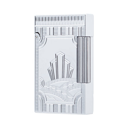 Gravur Square Lattice ST Dupont Feuerzeug Ligne-2 #015 Schwarz