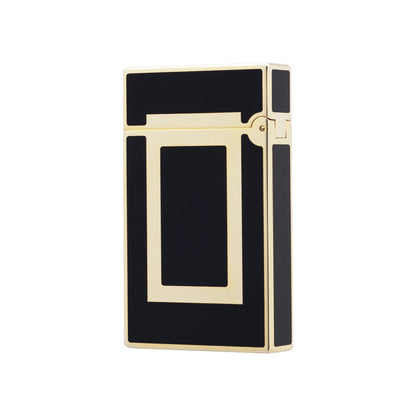GOLD FINISH Windows St.Dupont Ligne 2 Metal Lighter #127
