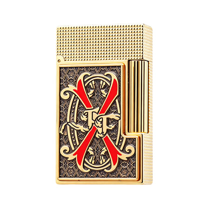 S.T. Dupont x Fuente Ligne 2 Red V Emblem Gold Lighter #250 | Limited Release - Once It’s Gone, It’s Gone.