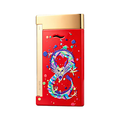 S.T. Dupont Slim 7 Colorful Dragon Lighter #003