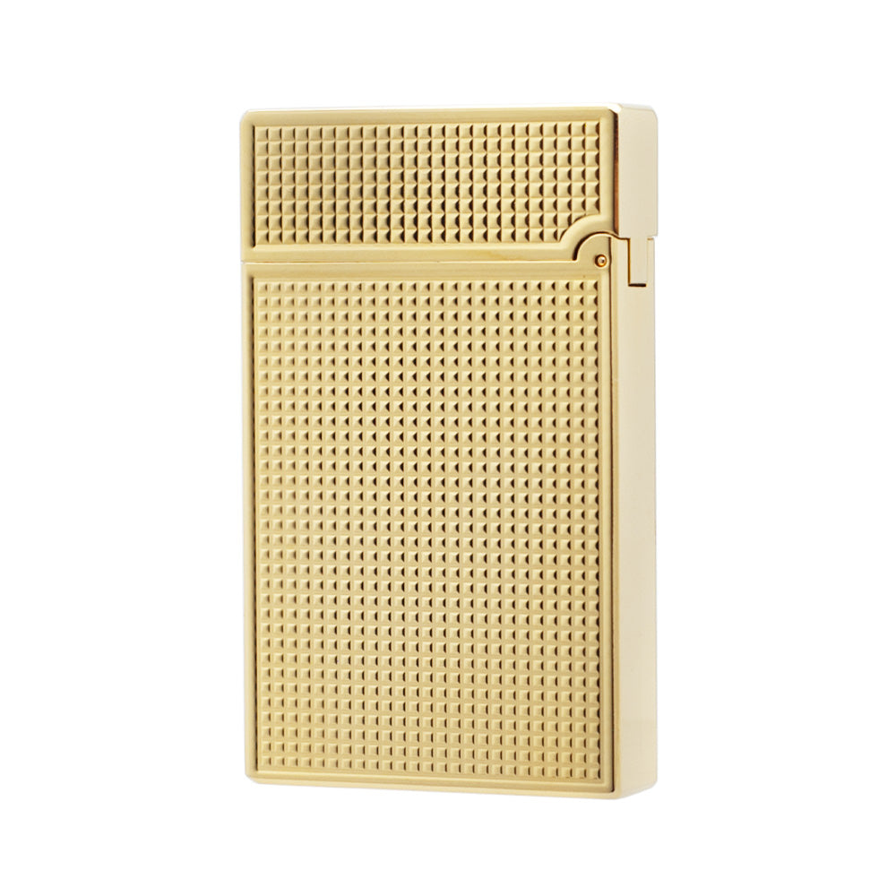 ST Dupont Classic Vertical Stripes Metallfeuerzeug #007 SILBER