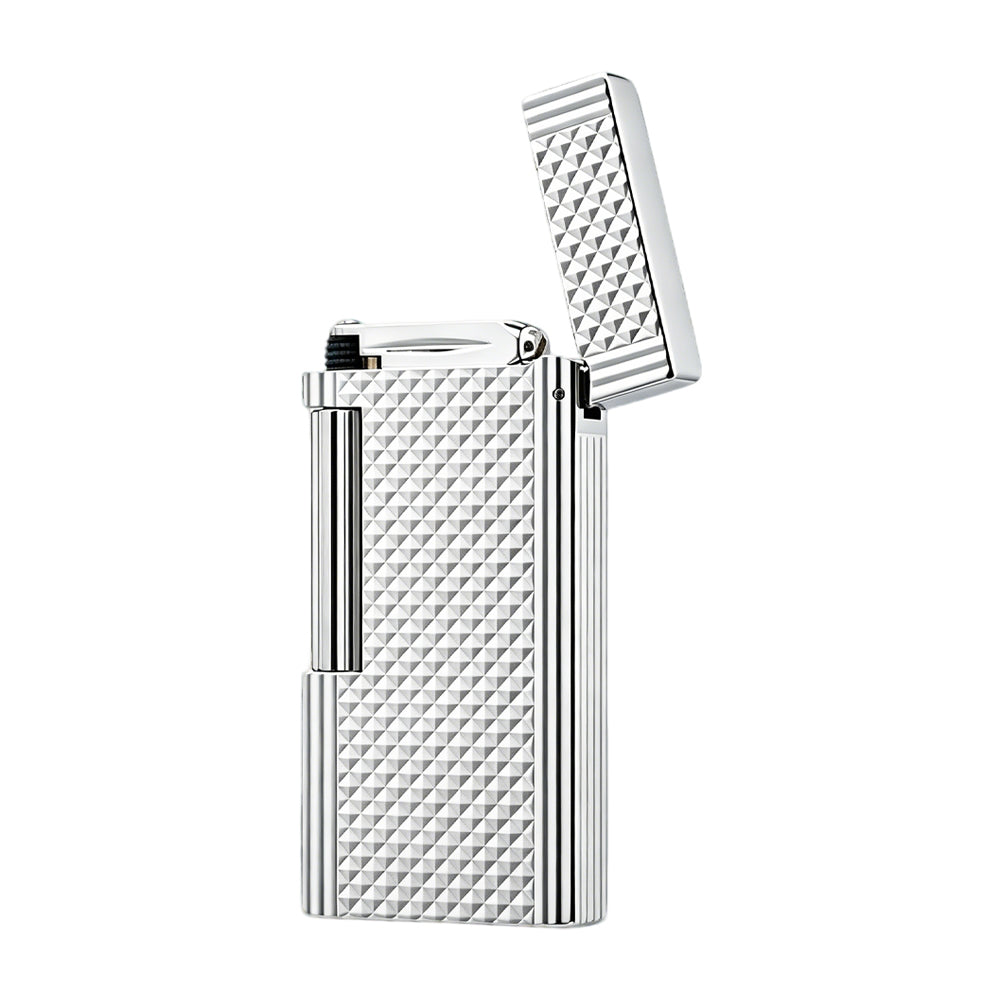 Calories Clous de Paris Stripe Texture Slim Butane Lighter #304