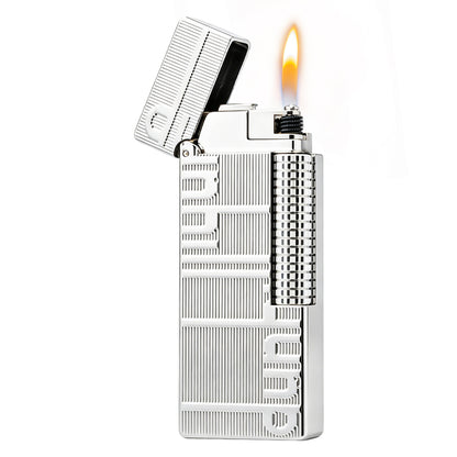 Dunhill Gold Vertical Line Rollagas Soft Flame Lighter