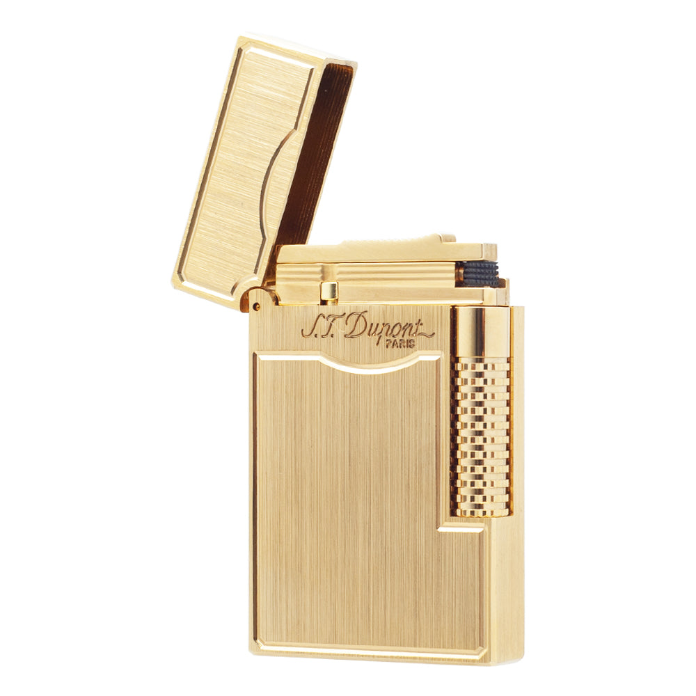 St.Dupont Cigarette Lighter Classic Brushed Metal New Dial Wheel #067