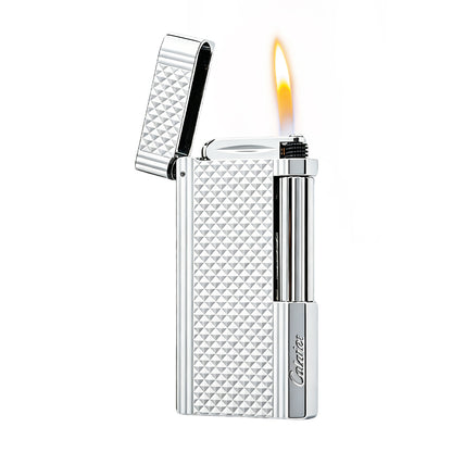 Calories Clous de Paris Stripe Texture Slim Butane Lighter #304