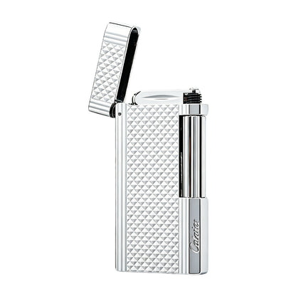 Calories Clous de Paris Stripe Texture Slim Butane Lighter #304