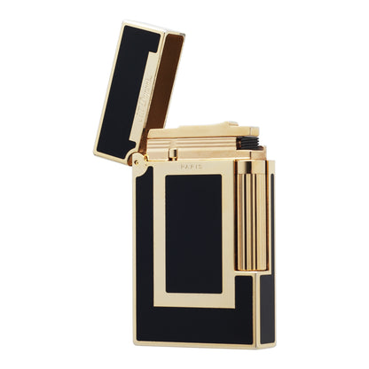 GOLD FINISH Windows St.Dupont Ligne 2 Metal Lighter #127