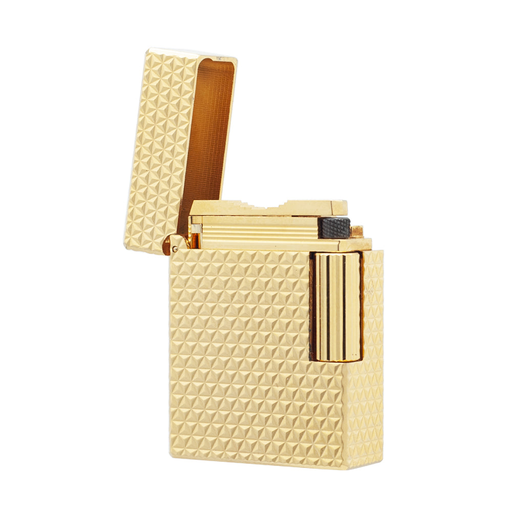 S.T. Dupont Ligne 1 Hobnail Pattern Engraved Cling Luxury Lighter#507