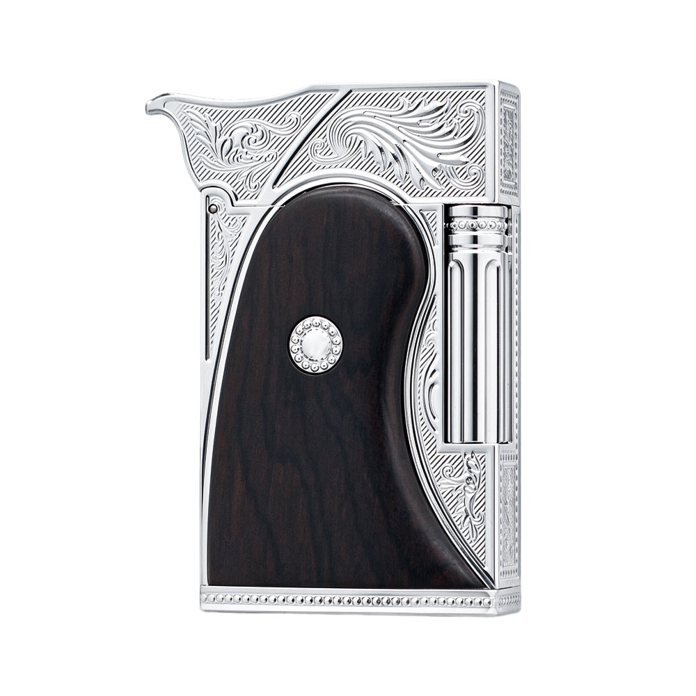 Dupont Wild West Engraved Limited Edition Double Flame Lighter #257