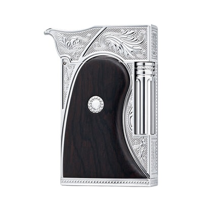Dupont Wild West Engraved Limited Edition Double Flame Lighter #257