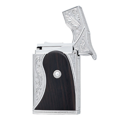Dupont Wild West Engraved Limited Edition Double Flame Lighter #257