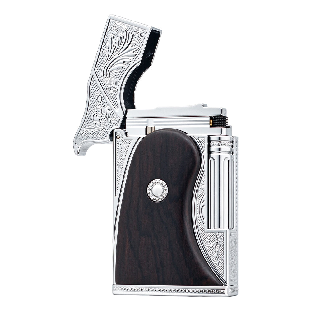 Dupont Wild West Engraved Limited Edition Double Flame Lighter #257