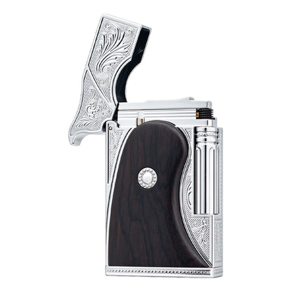 Dupont Wild West Engraved Limited Edition Double Flame Lighter #257