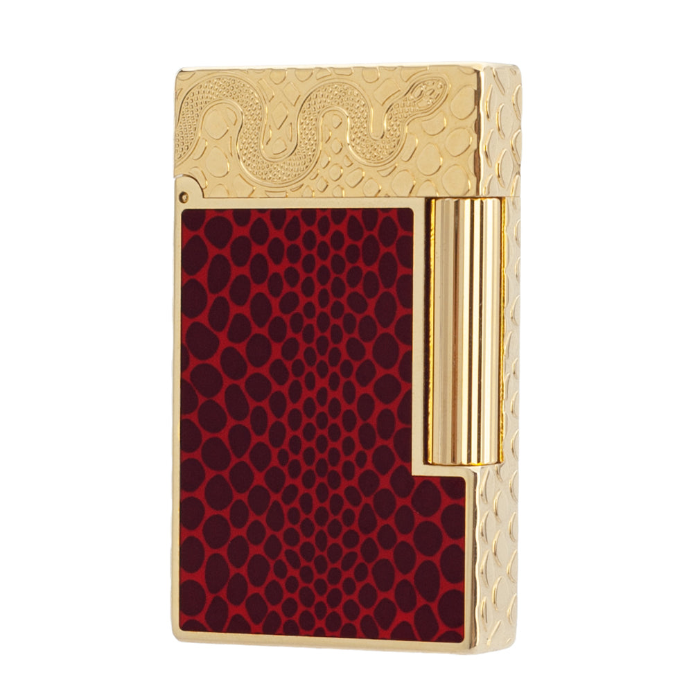 S.T. Dupont Ligne 2 Red Lacquered Lighter #187