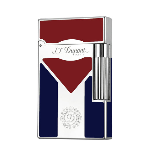 Cuba Flag Lacquer S.T. Dupont Lighter New Model #123