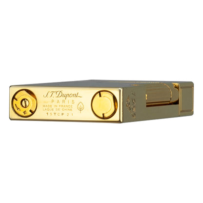 Double Flame S.T. Dupont Atelier Ligne 2 Purple-Black Chinese Lacquer Lighter#088