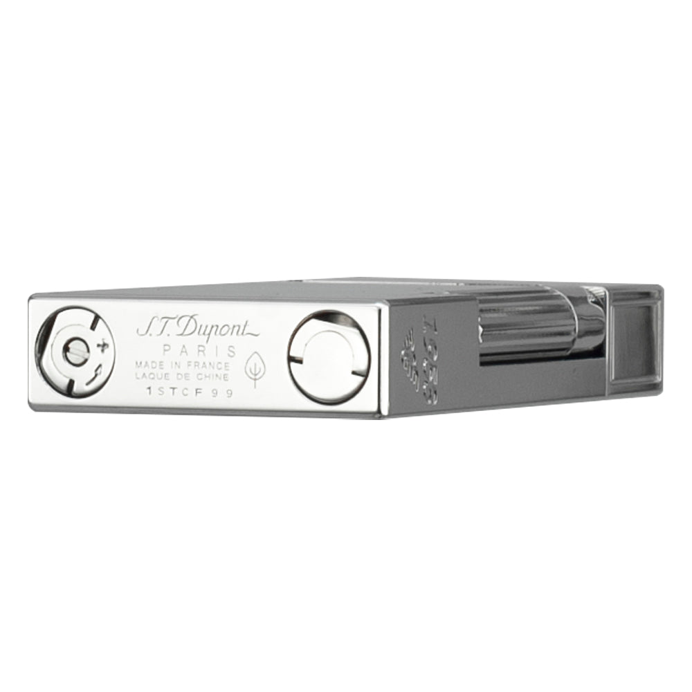 Double Flame S.T. Dupont Atelier Ligne 2 Purple-Black Chinese Lacquer Lighter#088