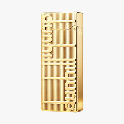 Dunh Rolla Gold Vertical Line Soft Flame Lighter #002