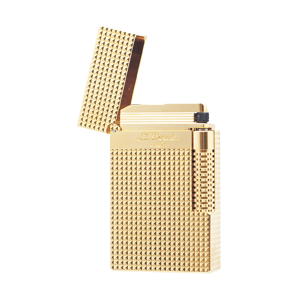 Double Flame S.T. Dupont Le Grand Diamond Head Torch Luxury Lighter #600