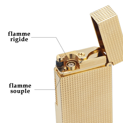 Double Flame S.T. Dupont Le Grand Diamond Head Torch Luxury Lighter #600
