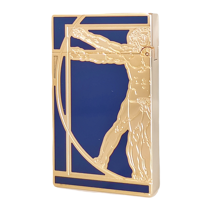 S.T.  Dupont Lighter Uomo vitruviano Da Vinci Man Pattern #080