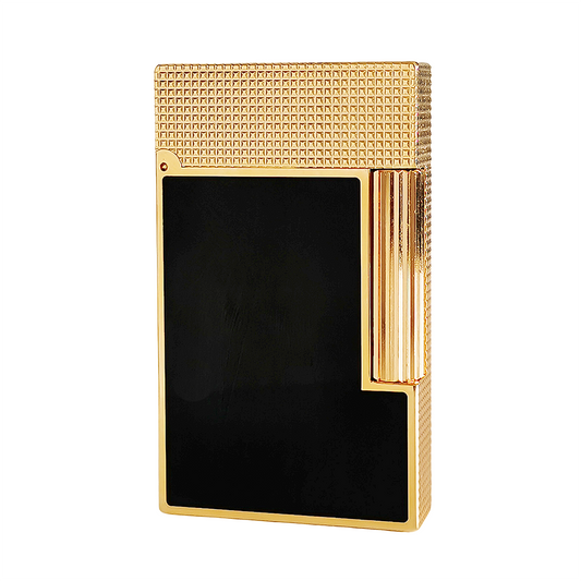 Double Flame New Lattice Engraving Metal Gas Lighter Dupont L2 Lacque#115