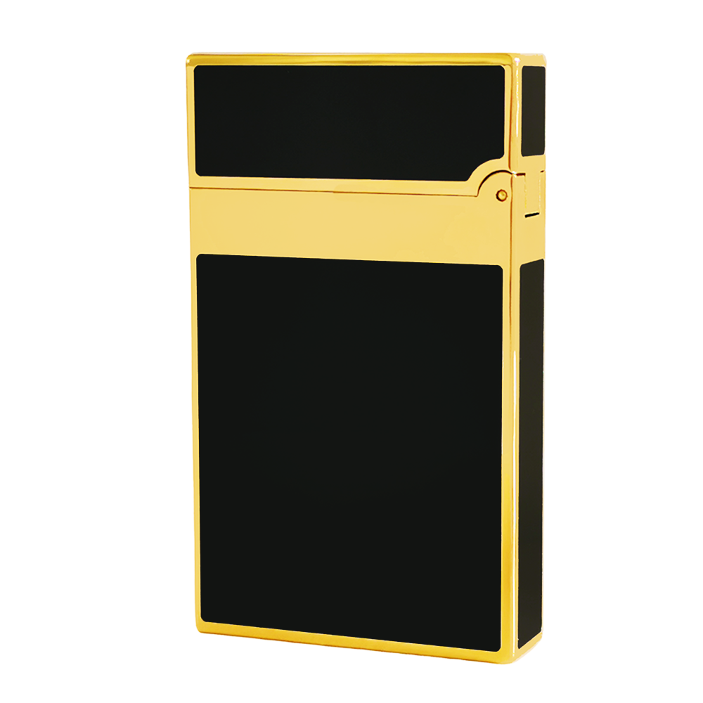 Slant Fire ST Dupont Ligne 2 Lighter Black Lacquer#072
