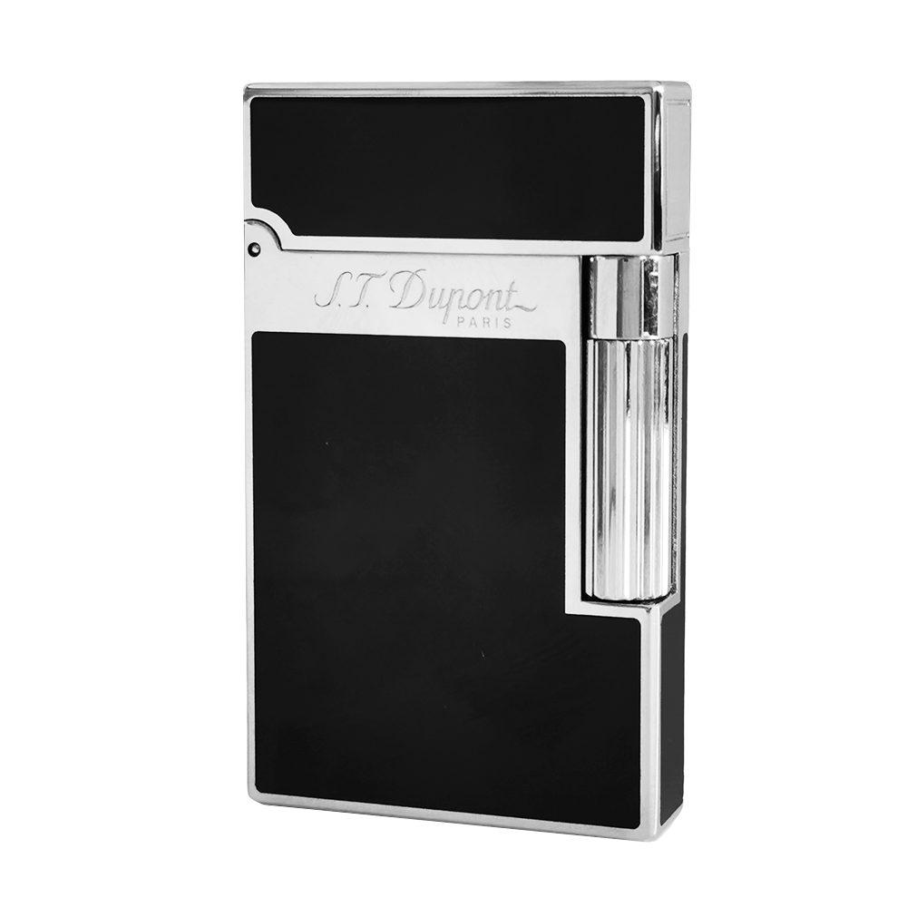Slant Fire ST Dupont Ligne 2 Lighter Black Lacquer#072