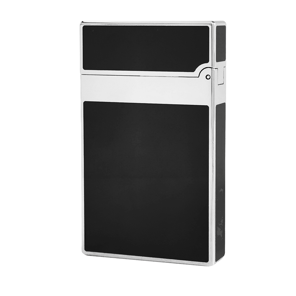 Slant Fire ST Dupont Ligne 2 Lighter Black Lacquer#072