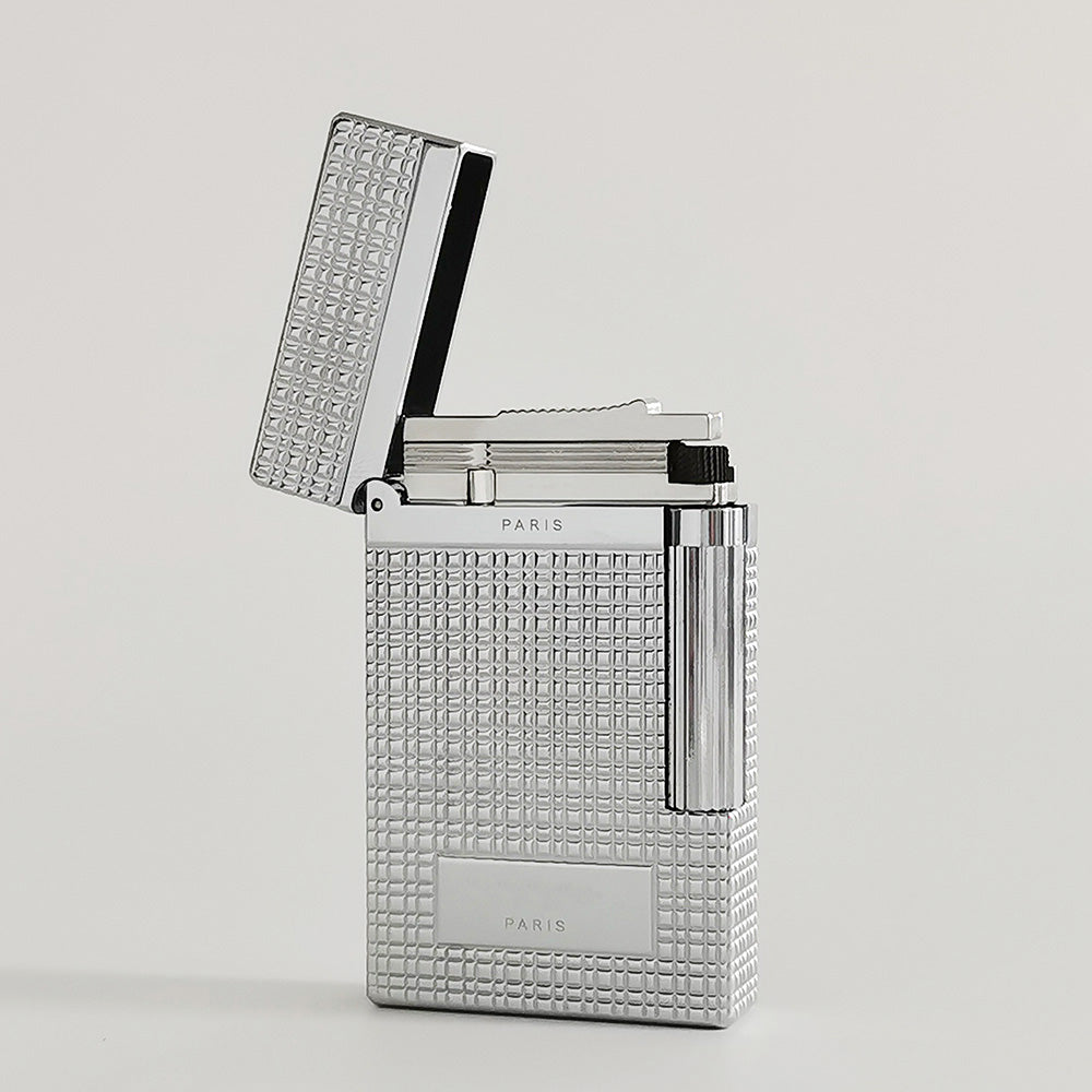 Dupont Ligne 2 Guilloche Engraved Soft Flame Lighter #017