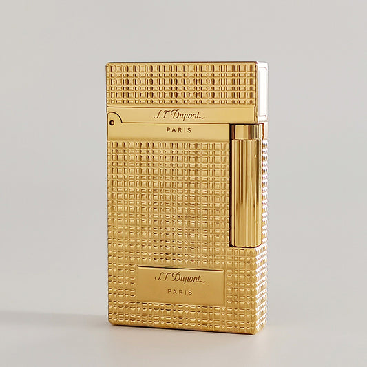 Dupont Ligne 2 Guilloche Engraved Soft Flame Lighter #017