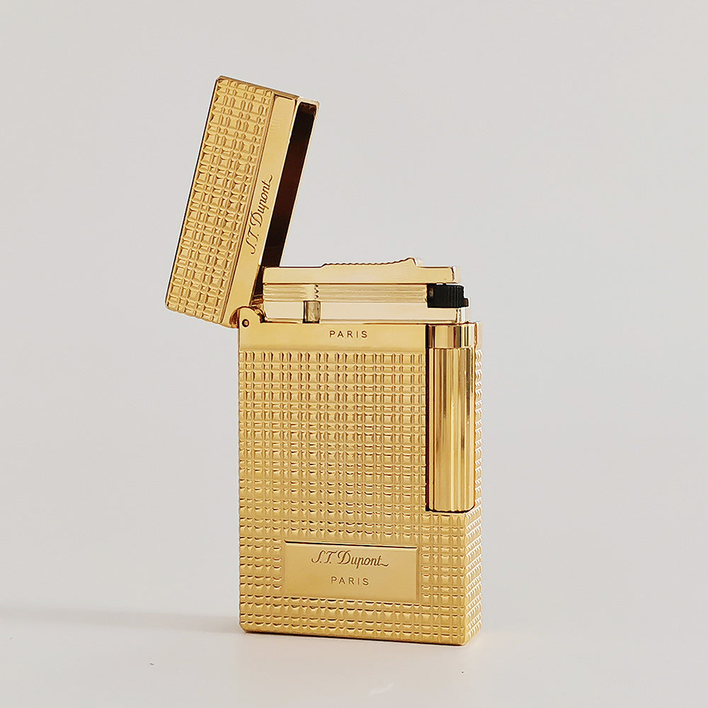 Dupont Ligne 2 Guilloche Engraved Soft Flame Lighter #017